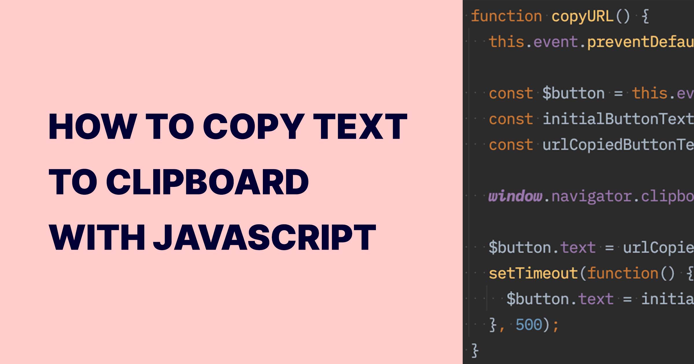 How to Copy Text to Clipboard With Javascript.